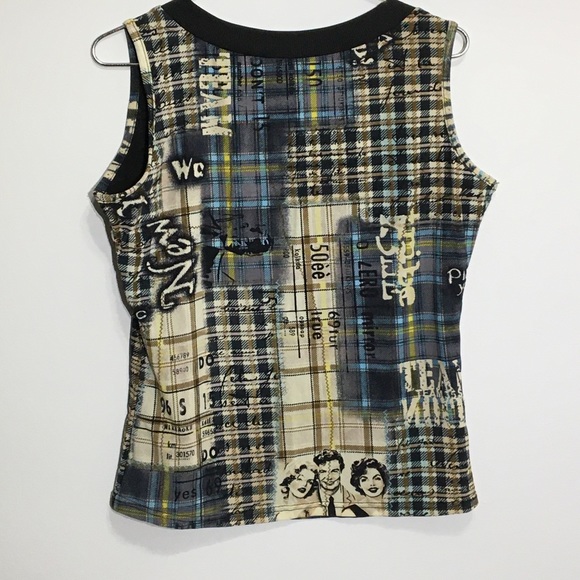 Vintage 2 pce ANNA PAGANIE Tank & Cardigan Set - Picture 9 of 16